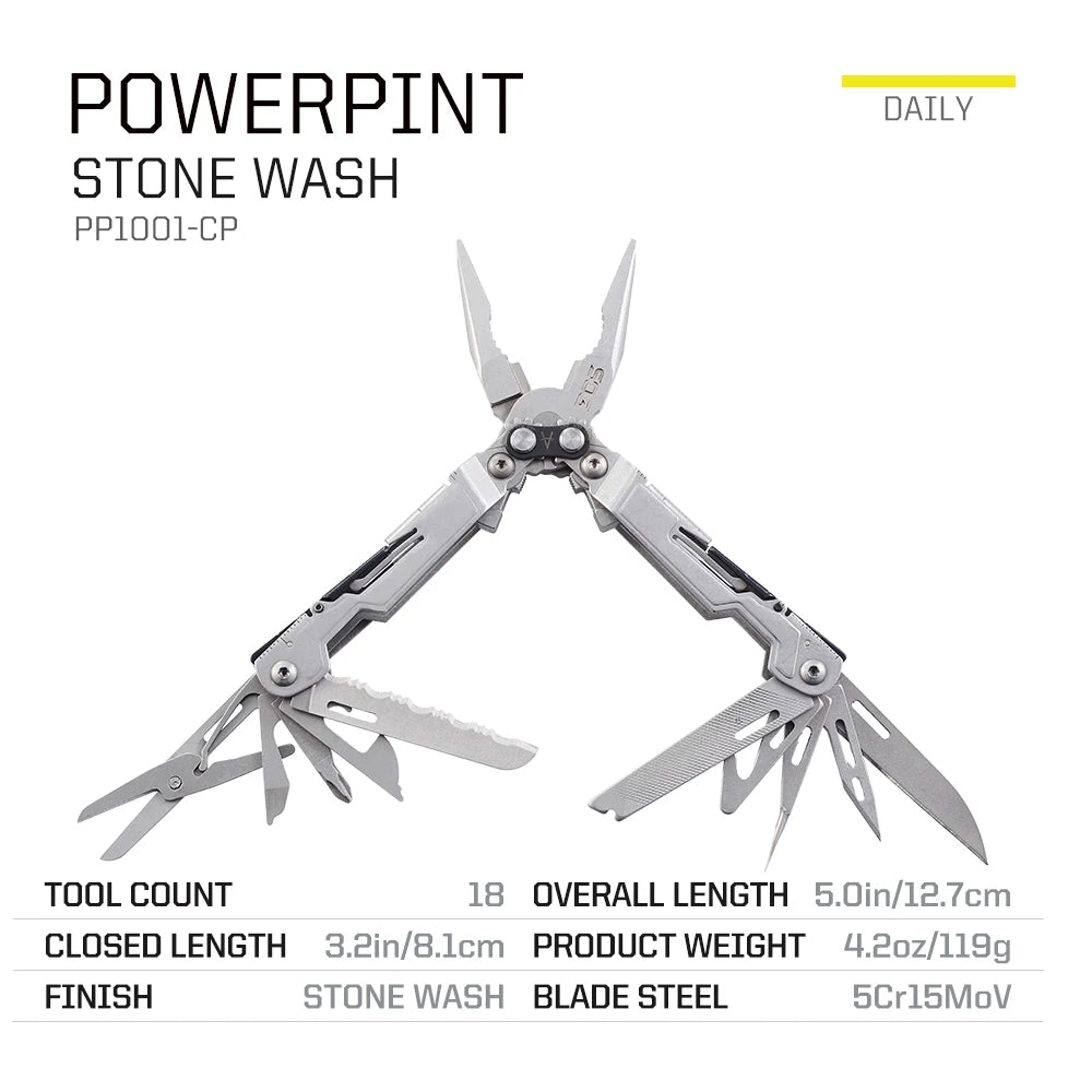 SOG PowerPint 18-in-1 Tactical Multi-Tool