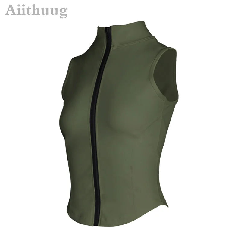 Aiithuug Sleeveless Womens Workout Vest
