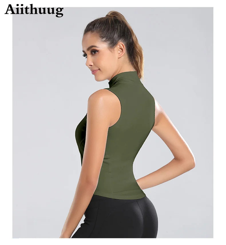 Aiithuug Sleeveless Womens Workout Vest