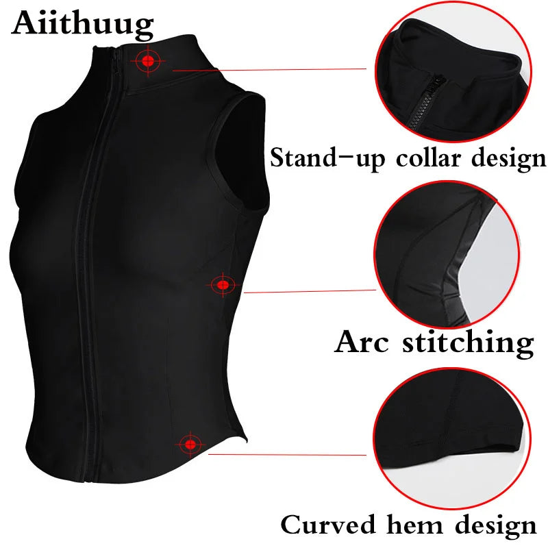 Aiithuug Sleeveless Womens Workout Vest