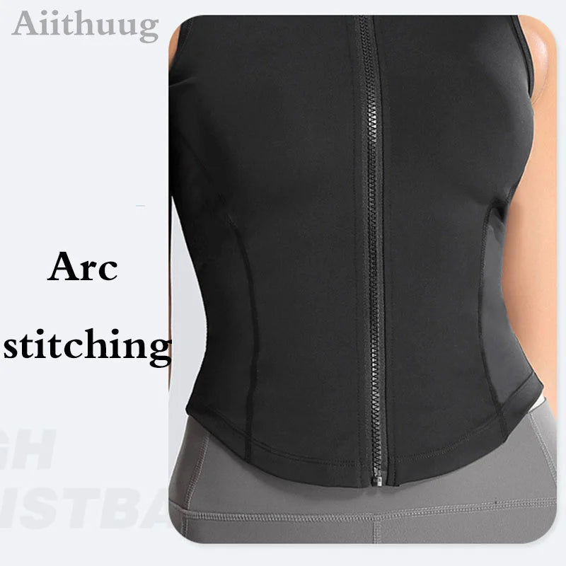 Aiithuug Sleeveless Womens Workout Vest