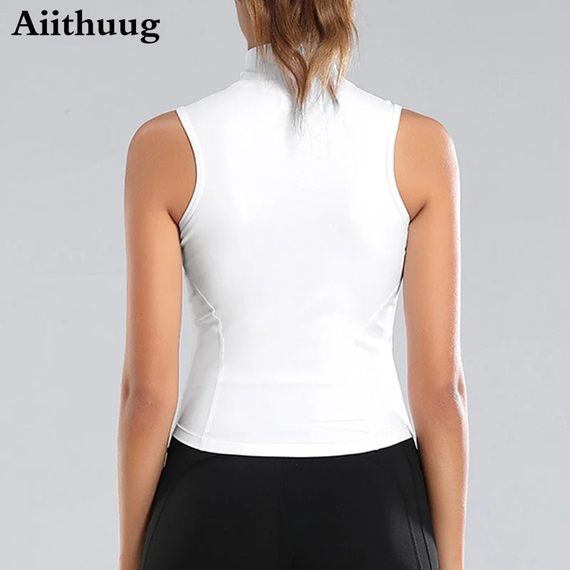 Aiithuug Sleeveless Womens Workout Vest