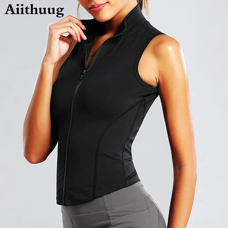 Aiithuug Sleeveless Womens Workout Vest