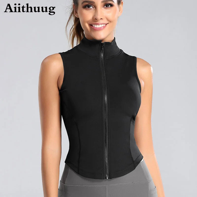 Aiithuug Sleeveless Womens Workout Vest