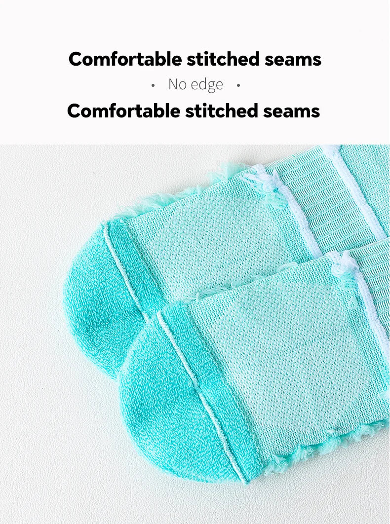 YUPAO Women’s Pure Cotton Breathable Anti-Slip Boat Socks