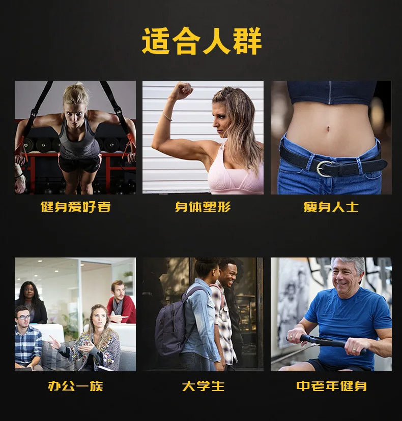 Gym Adjustable Neoprene Ankle Straps with Double D-Ring