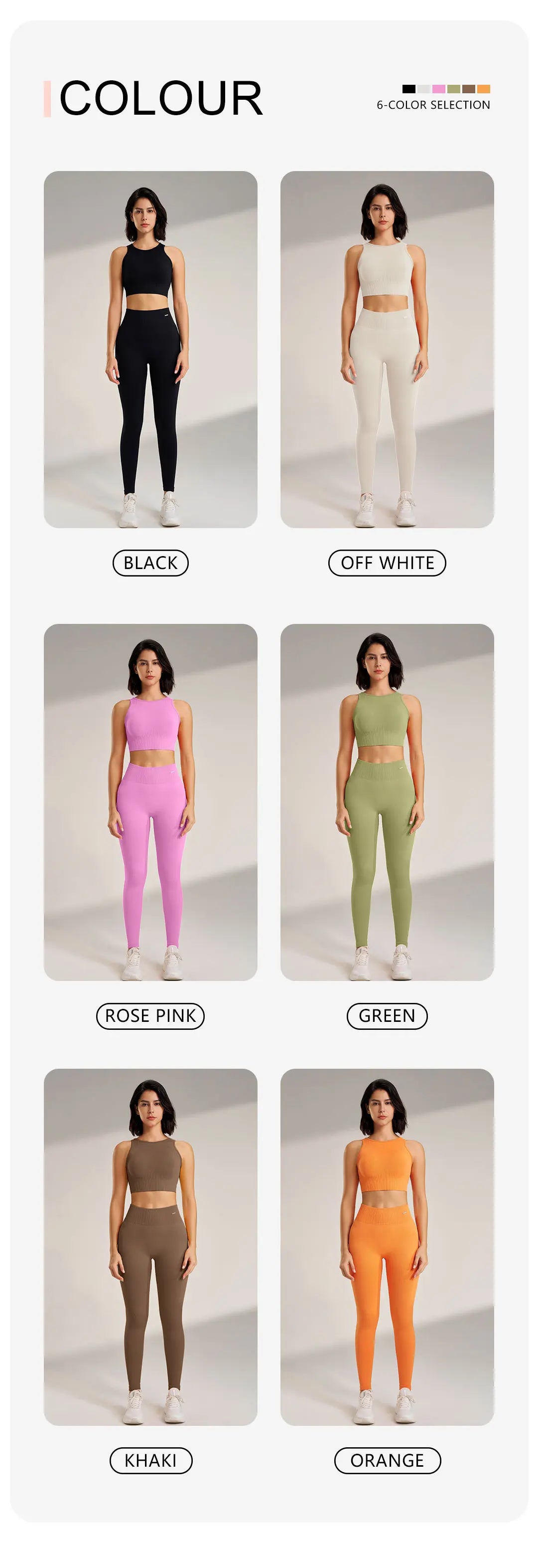 Women's Seamless Yoga Clothing Set – High Waisted Leggings & Top (Plus Size)
