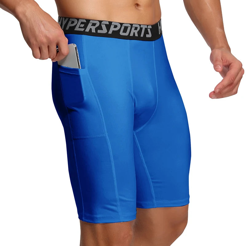 Men’s Quick-Dry Running Compression Shorts