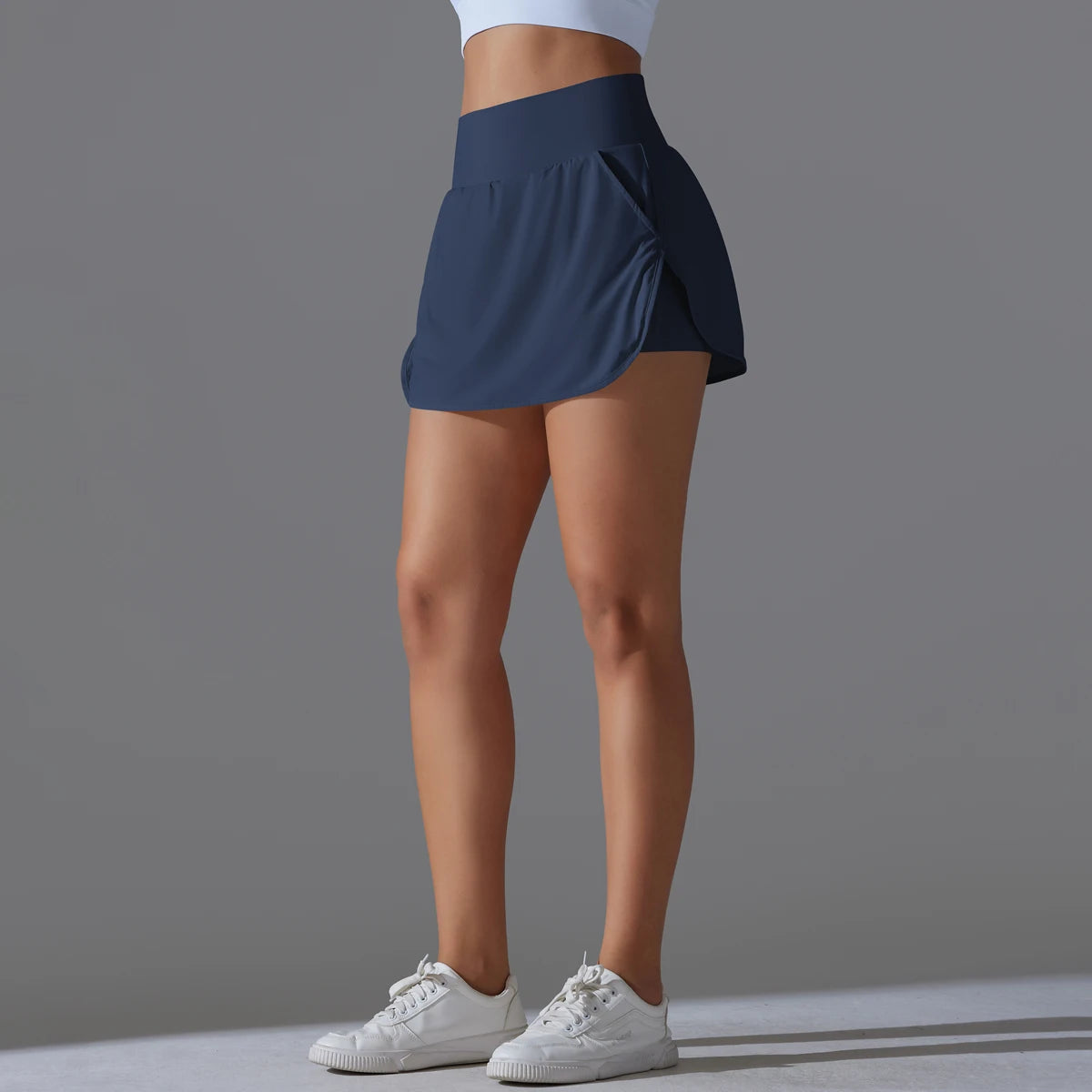 High-Waist Athletic Sports Skirt for Women
