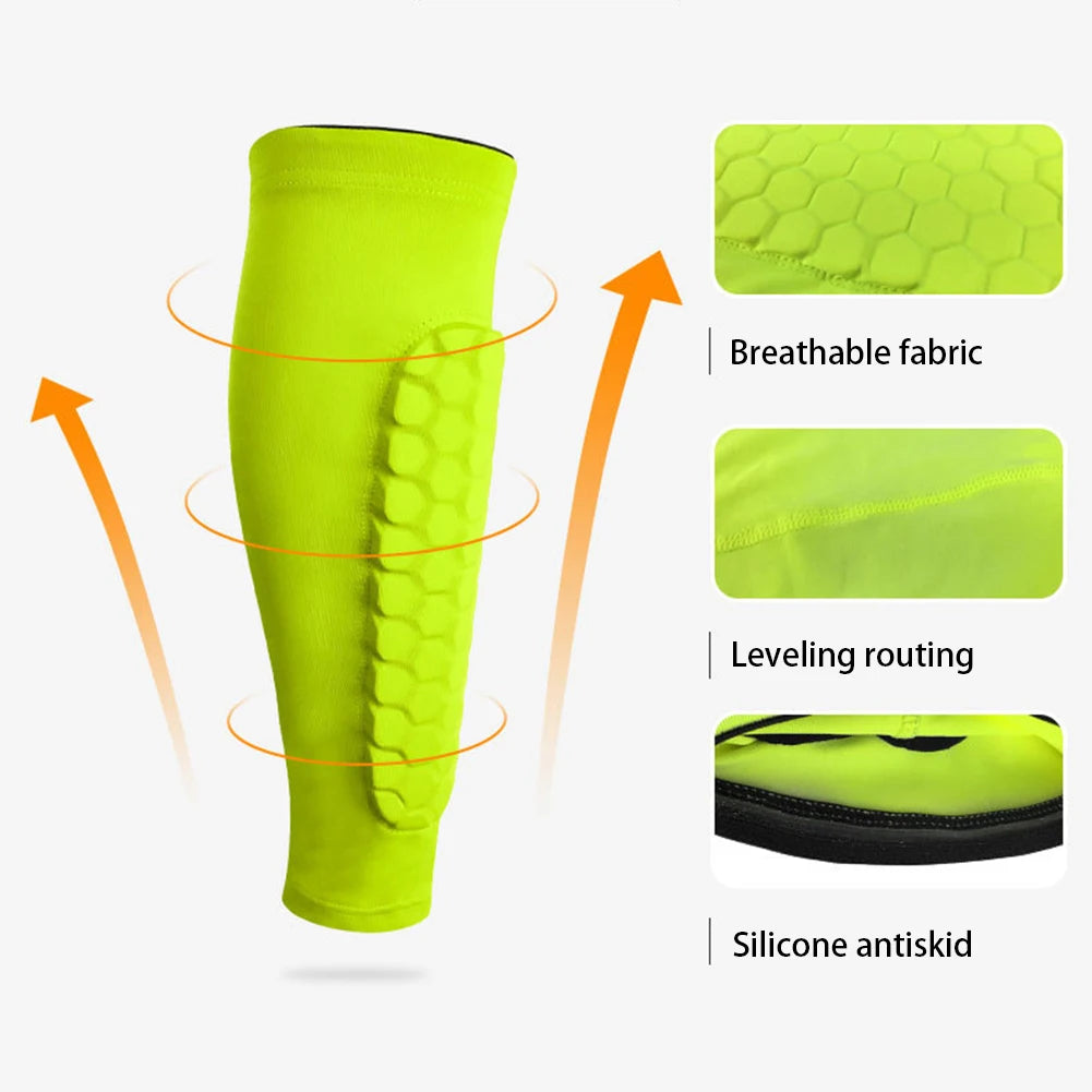 1/2Pcs Soccer Shin Guard Sleeve for Kids & Adults