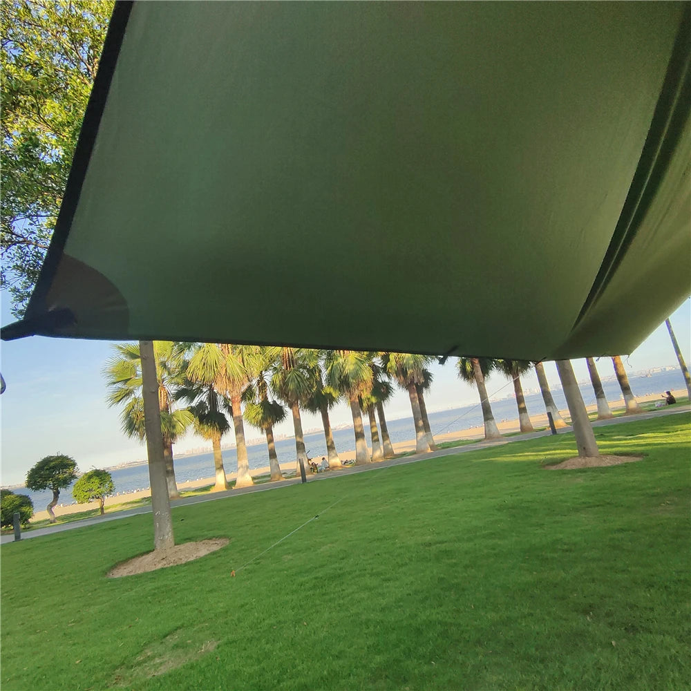 Waterproof Camping Tent Tarp with 19 Hang Points