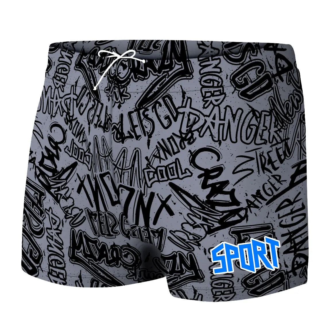 Men's Plus Size 5XL 3D Printed Swim Trunks