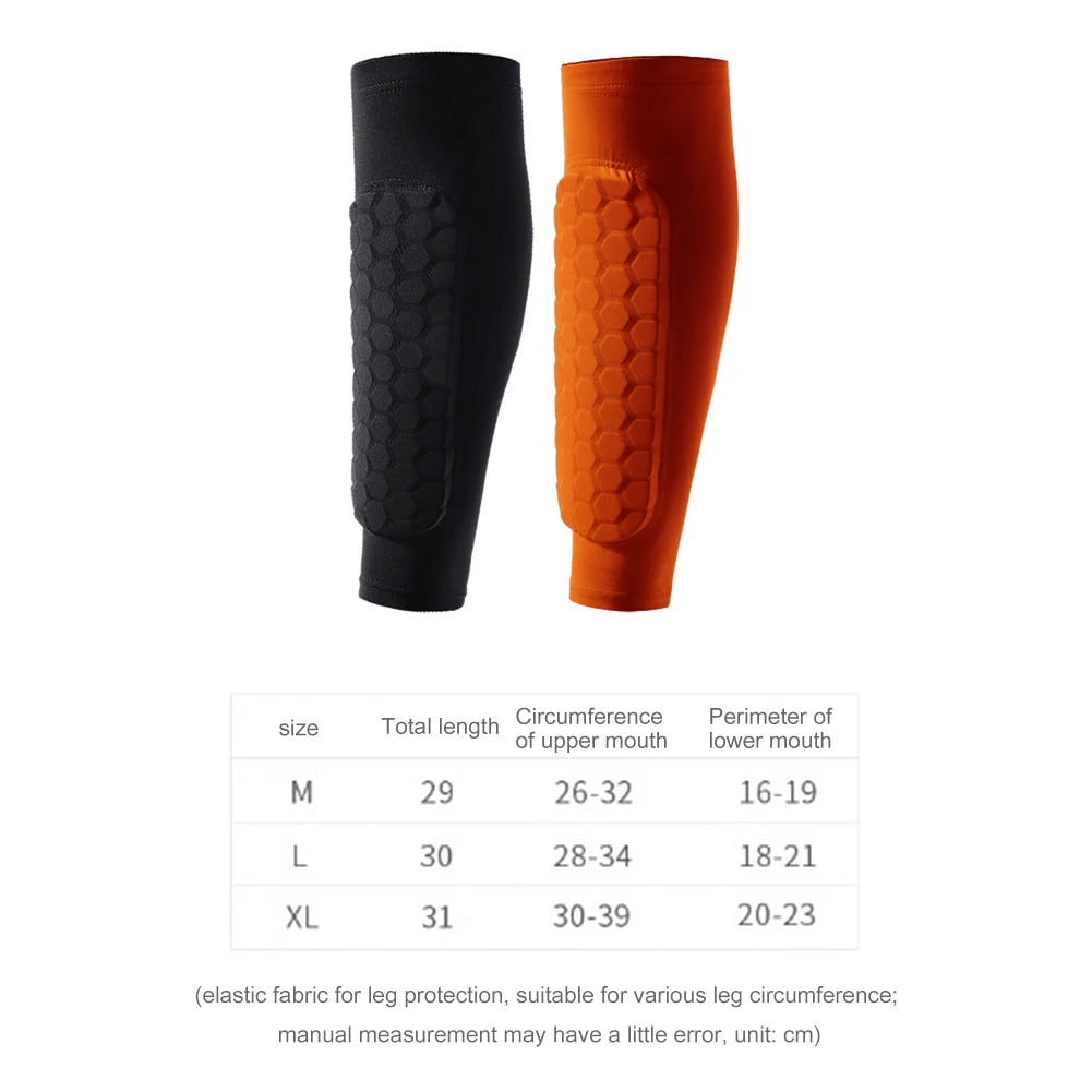 1/2Pcs Soccer Shin Guard Sleeve for Kids & Adults