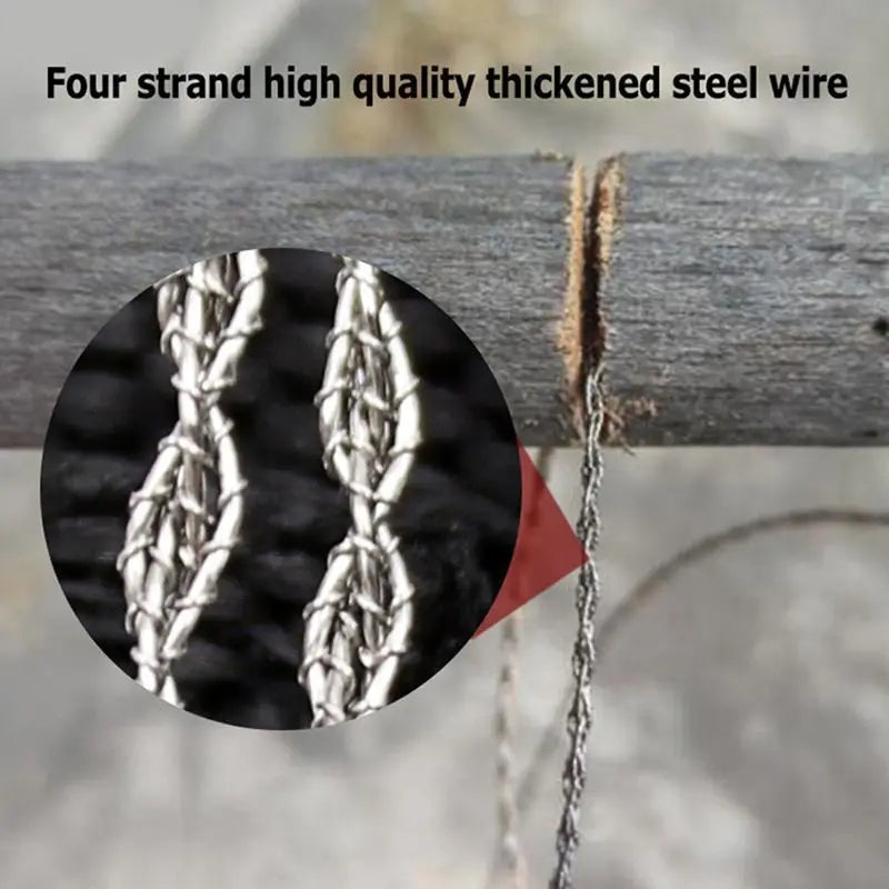 Portable Stainless Steel Wire Hand Saw for Camping