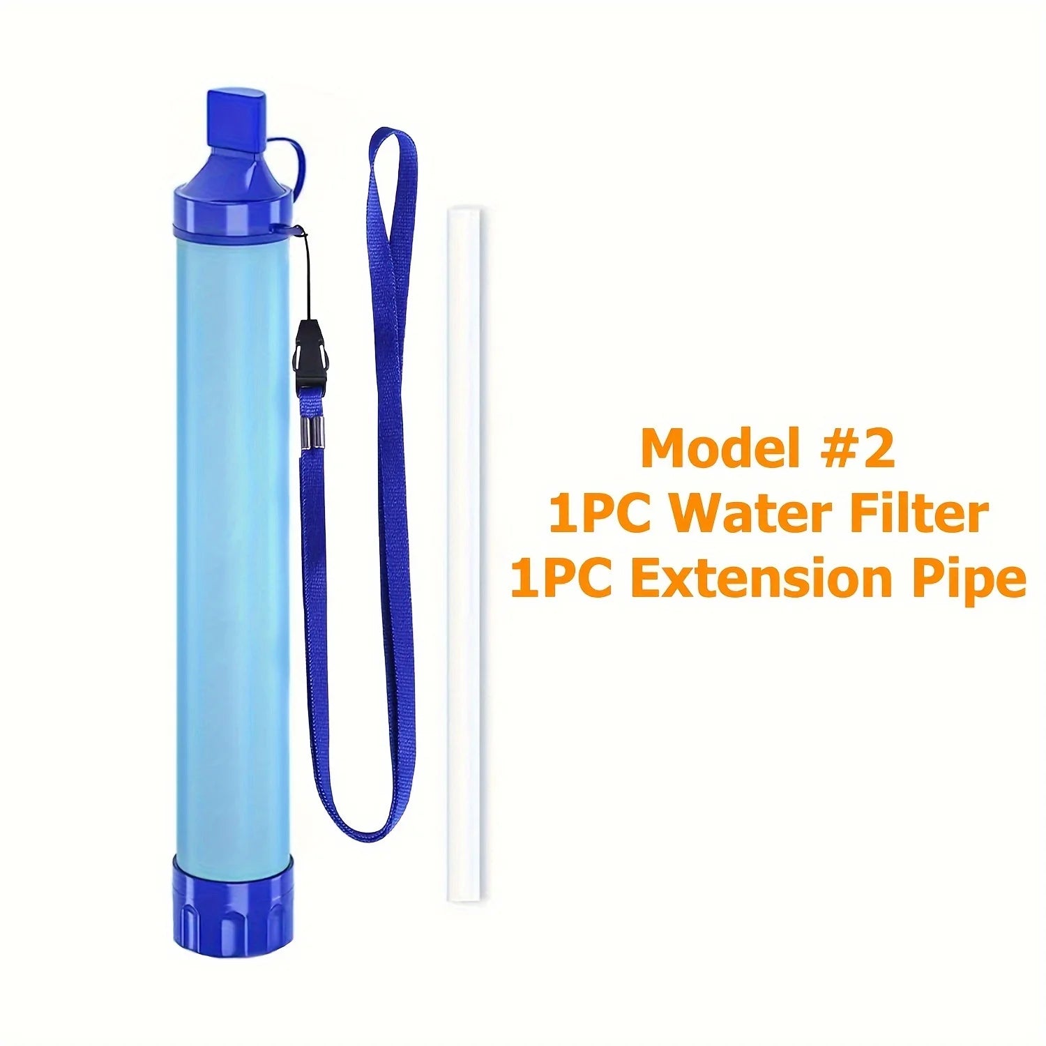 10,000 Gallon Ultra-Light 4-Stage Portable Water Filter Straw