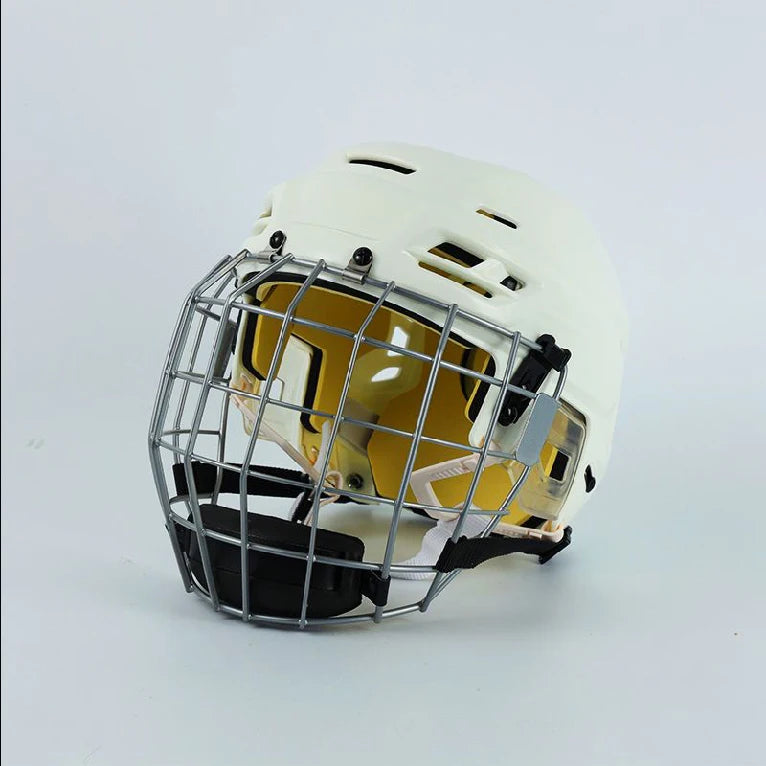 Adjustable Ice Hockey Helmet with Full Face Mask