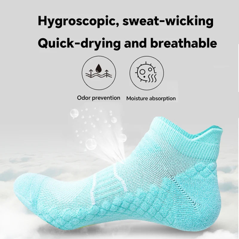 YUPAO Women’s Pure Cotton Breathable Anti-Slip Boat Socks