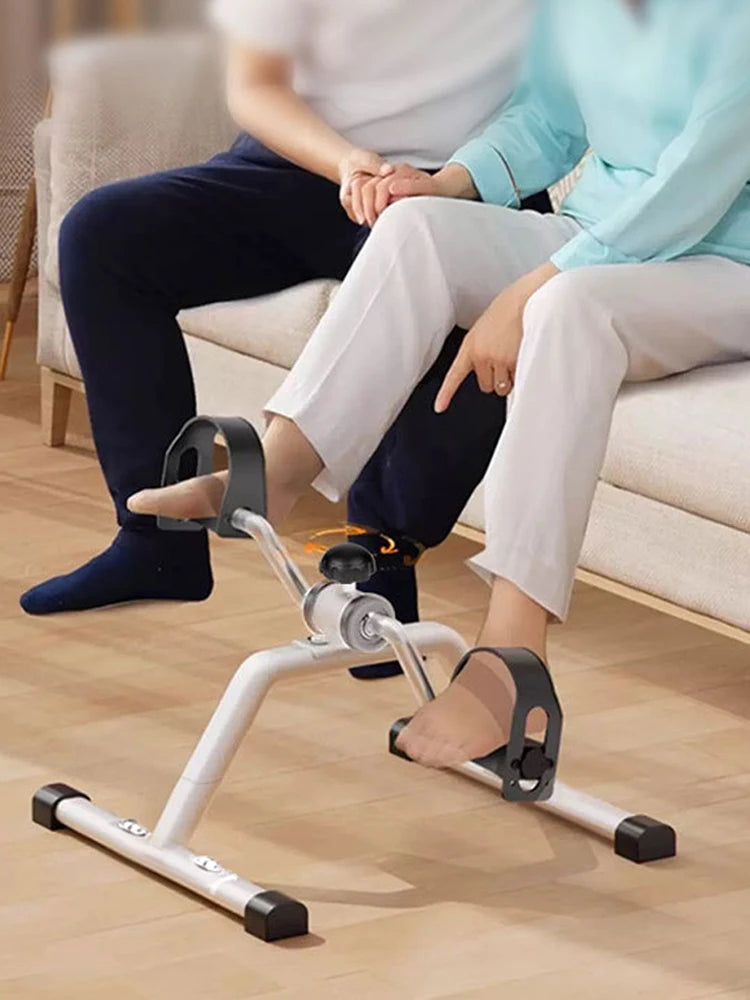 Folding Portable Foot Pedal Exerciser with Adjustable Resistance