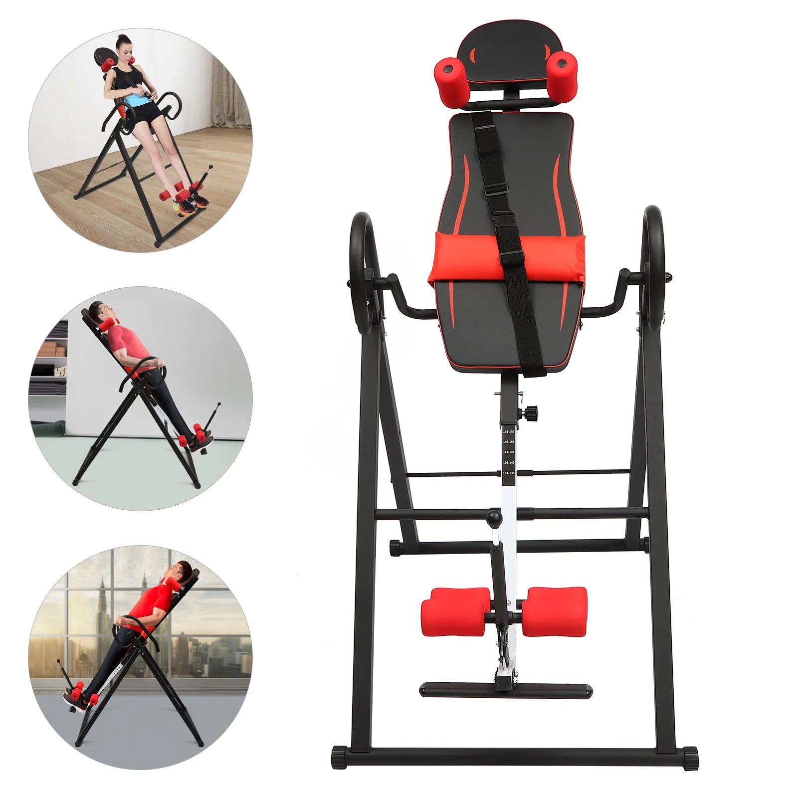 330lb Foldable Inversion Table for Back Relief