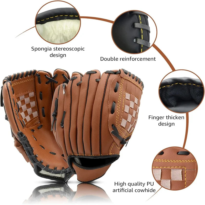 Outdoor Baseball & Softball Glove – Training Size 9.5"-12.5"