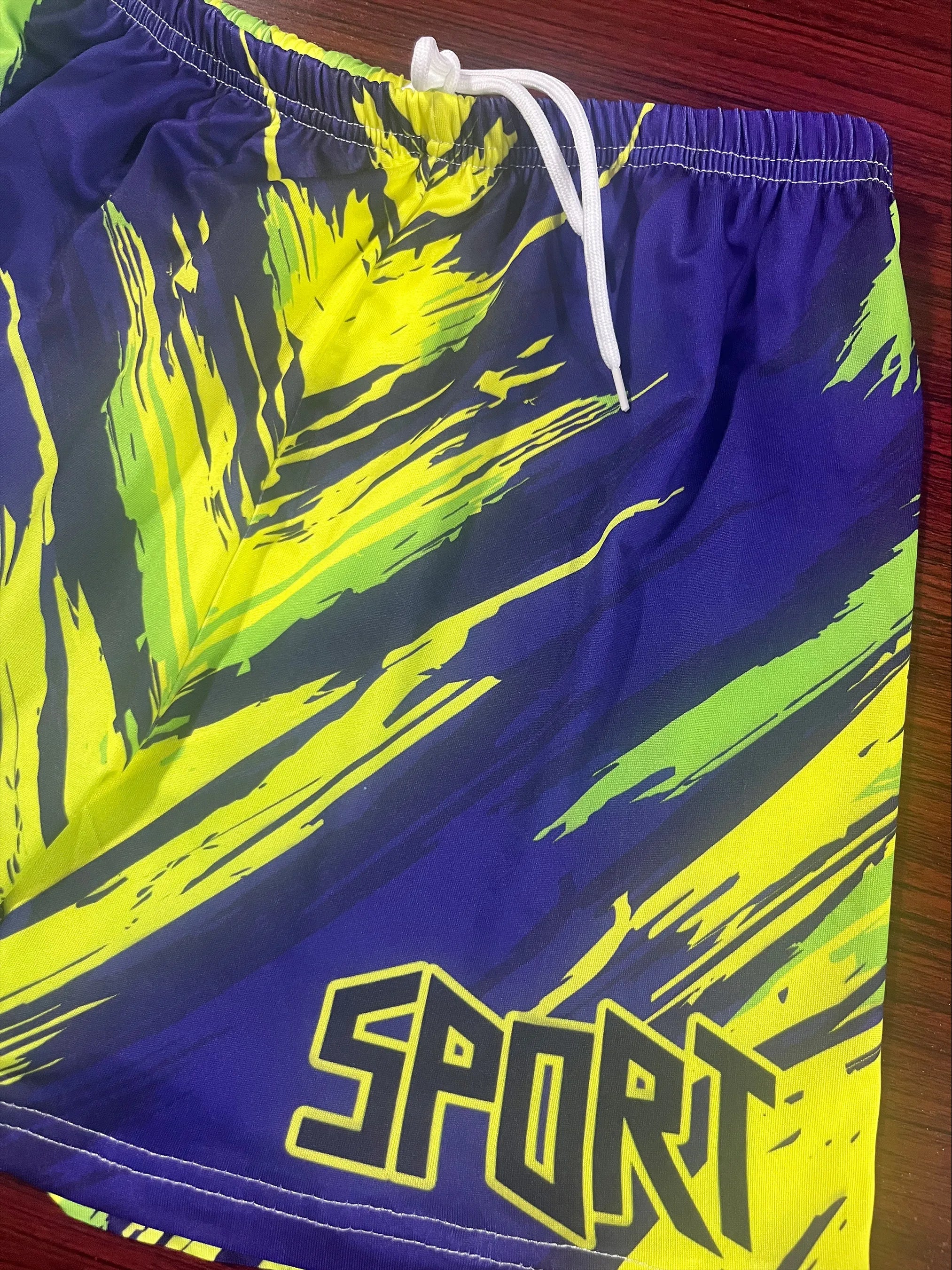 Men's Plus Size 5XL 3D Printed Swim Trunks