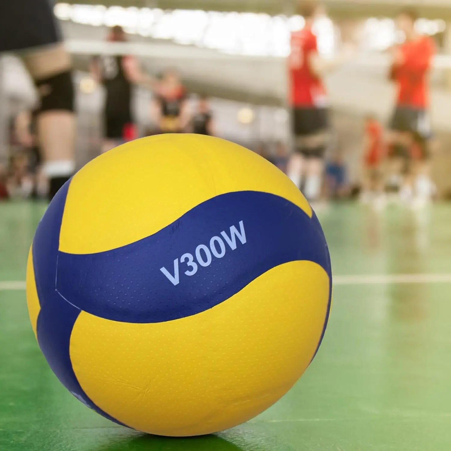 V200W/V300W PU Volleyball Size 5A – Blue/Yellow