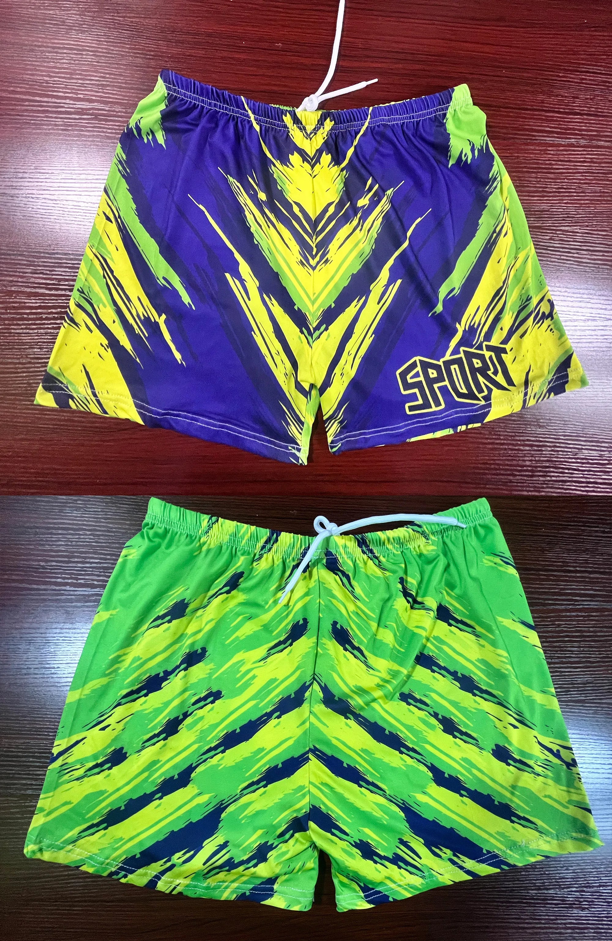 Men's Plus Size 5XL 3D Printed Swim Trunks