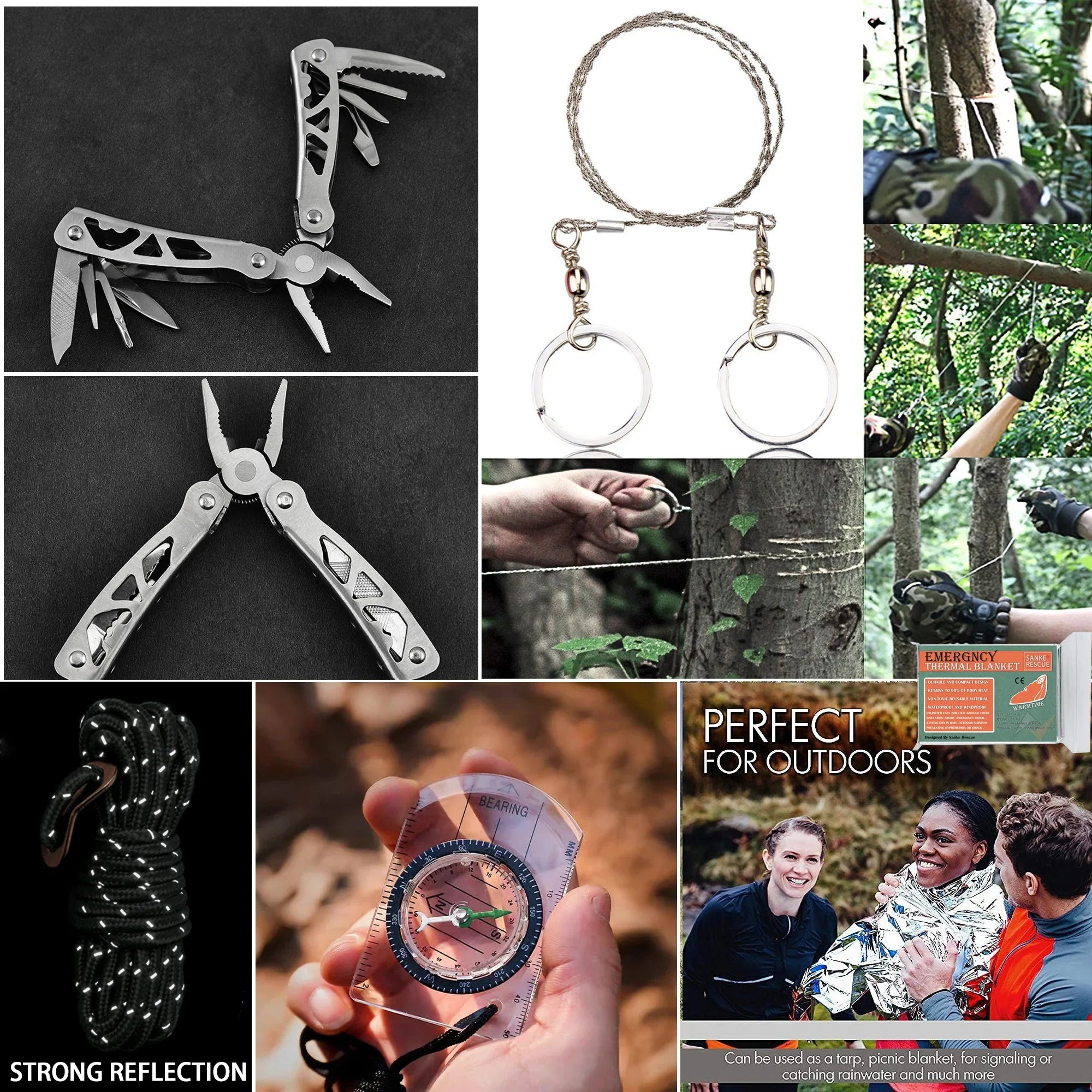 Survival First Aid Kit Molle Emergency Bag