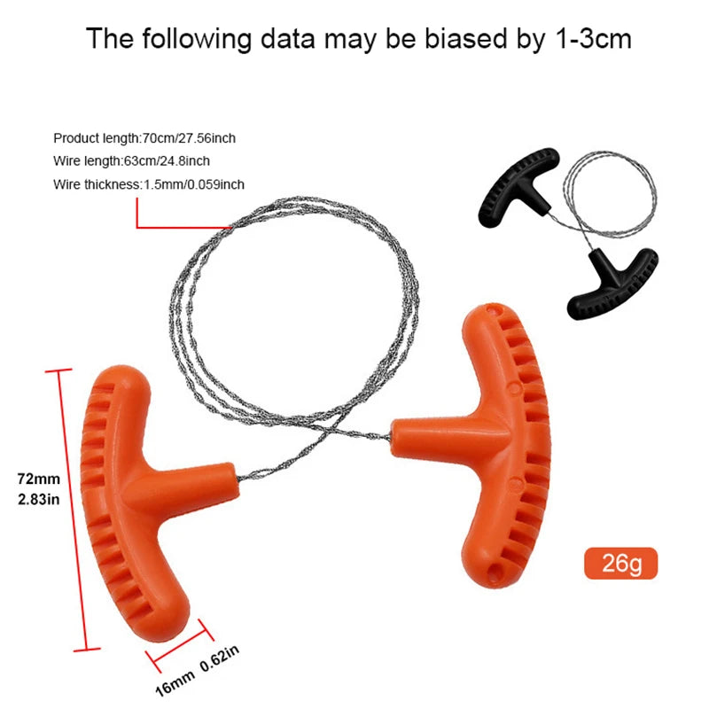 Portable Stainless Steel Wire Hand Saw for Camping