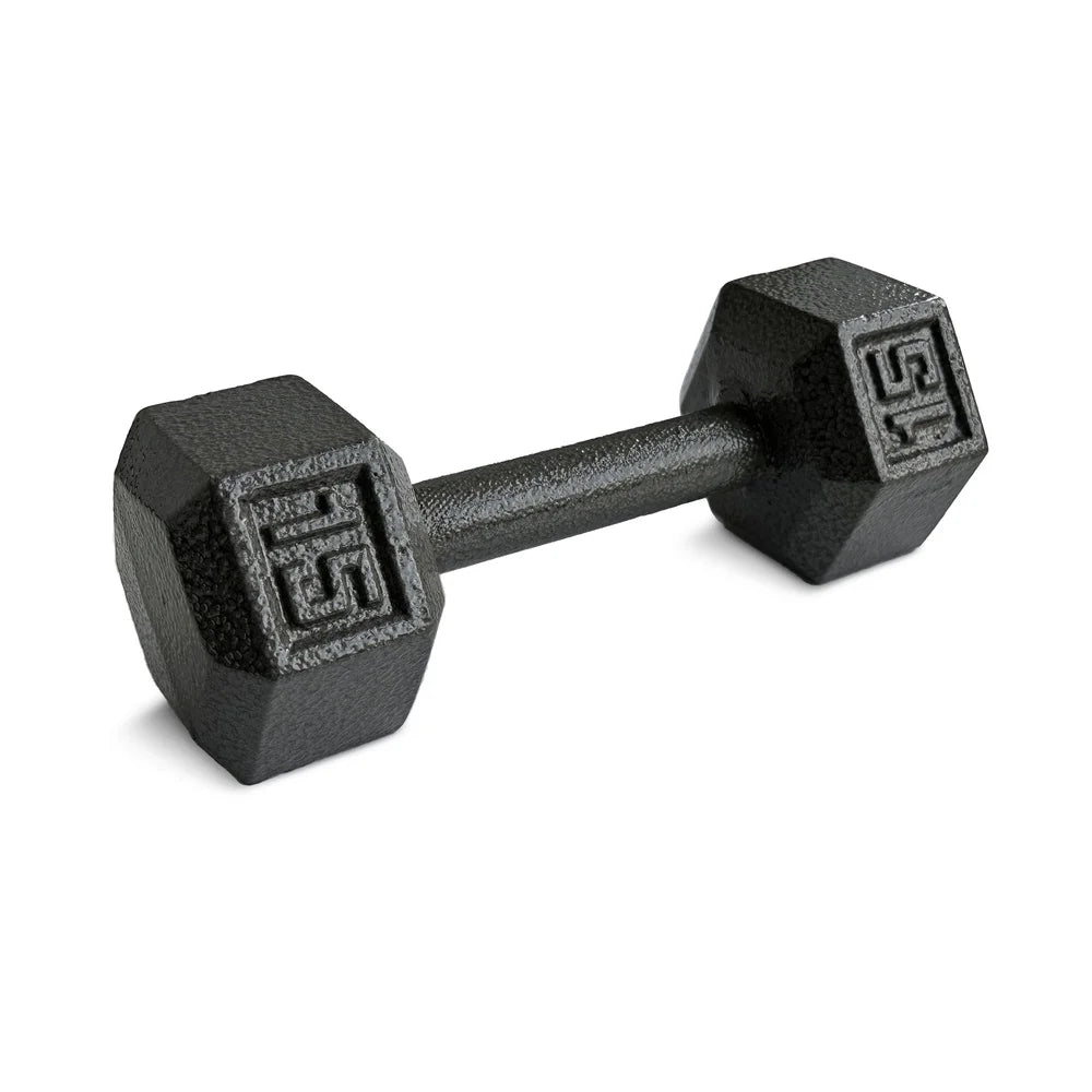 5 lb Cast Iron Dumbbell Pair