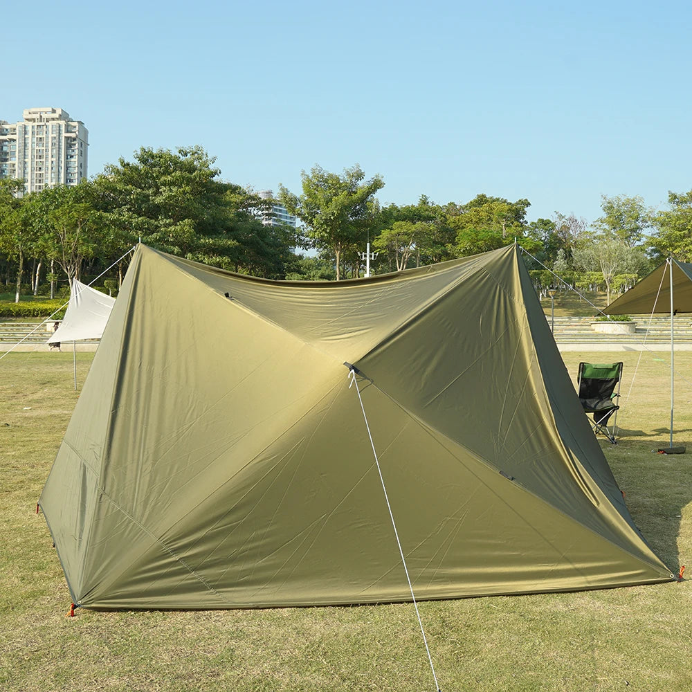Waterproof Camping Tent Tarp with 19 Hang Points