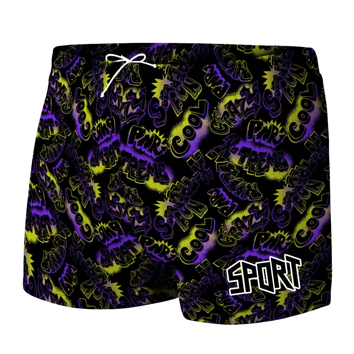 Men's Plus Size 5XL 3D Printed Swim Trunks