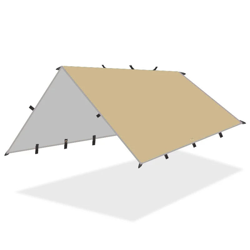Waterproof Camping Tent Tarp with 19 Hang Points