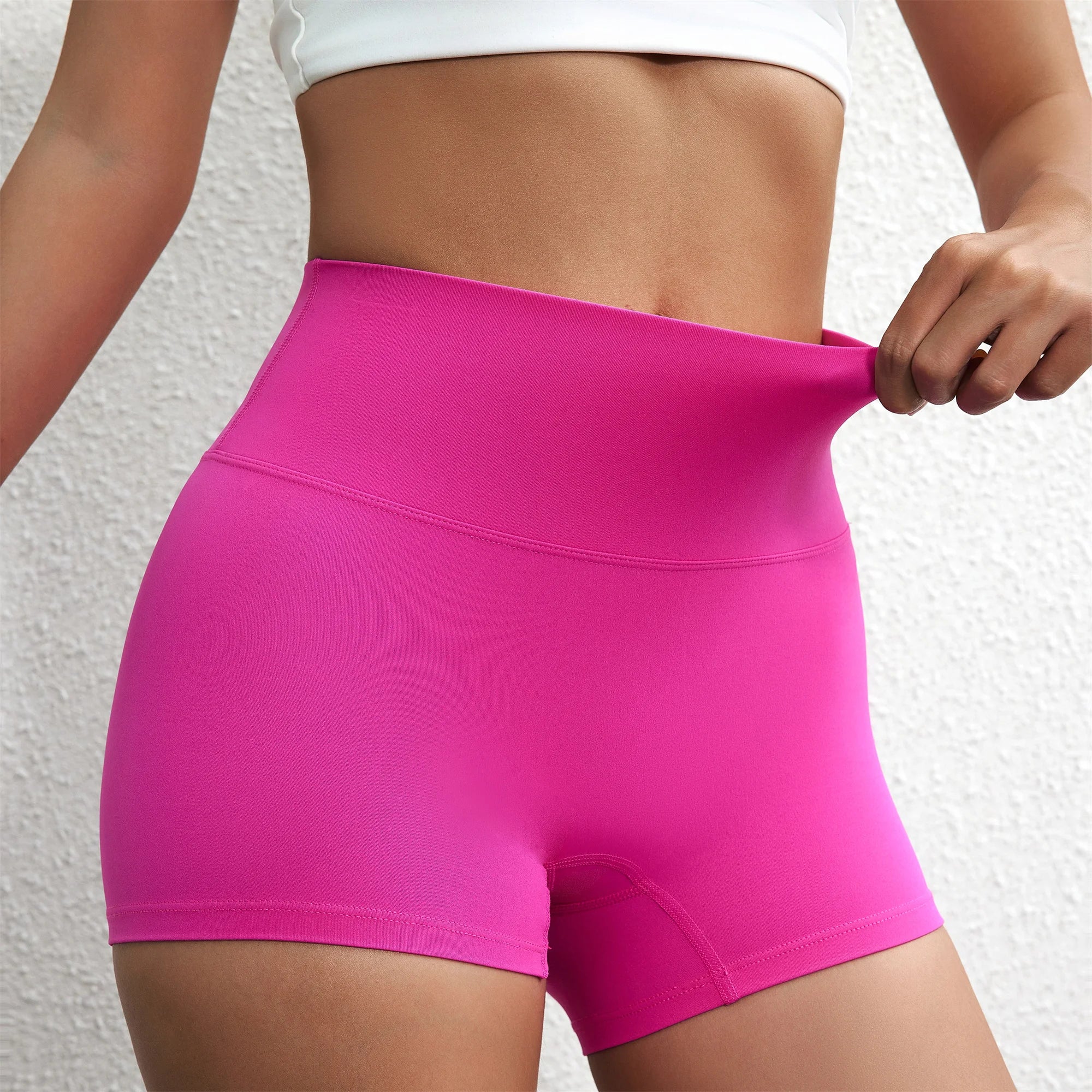 High-Waist Seamless Yoga & Cycling Shorts For Women