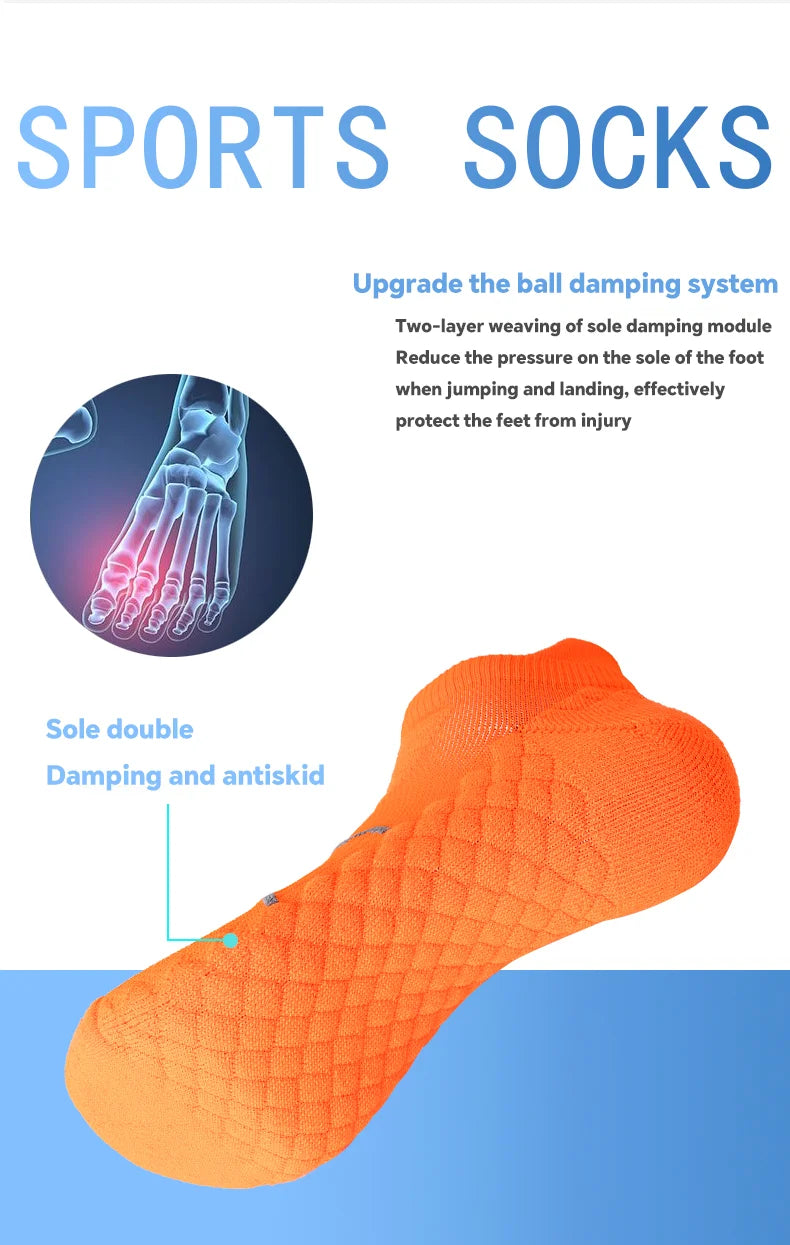 YUPAO Women’s Pure Cotton Breathable Anti-Slip Boat Socks