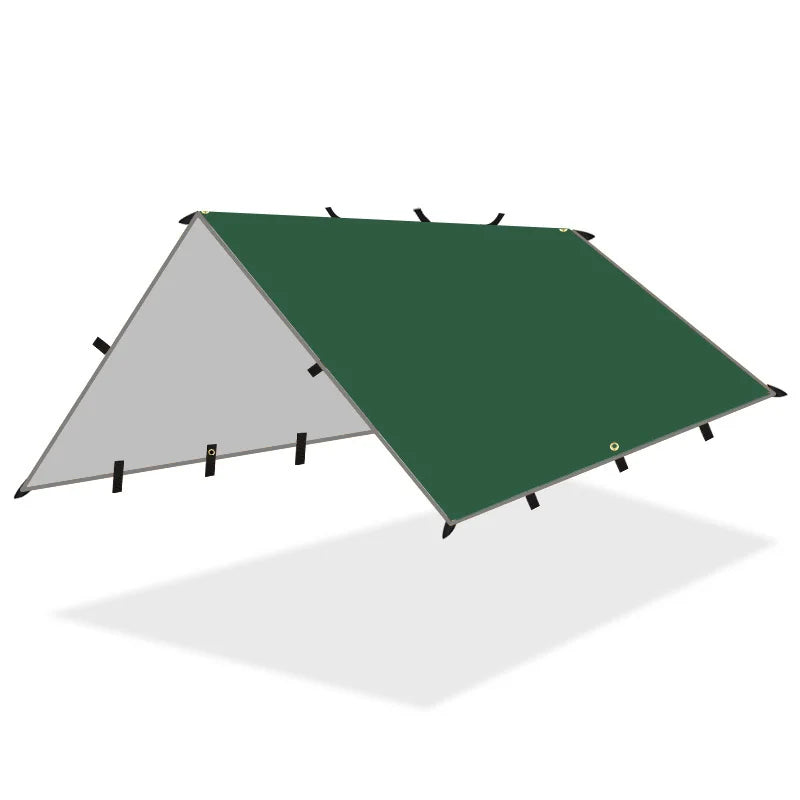Waterproof Camping Tent Tarp with 19 Hang Points