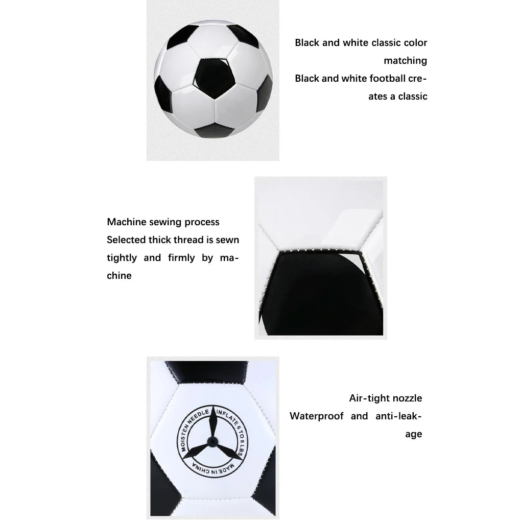 Standard Size 5 Leakproof Rubber Soccer Ball