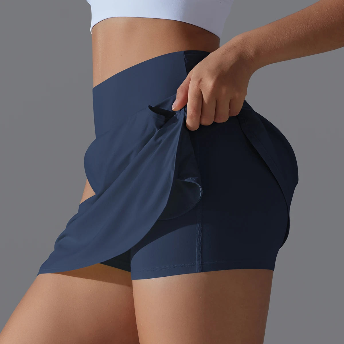 High-Waist Athletic Sports Skirt for Women