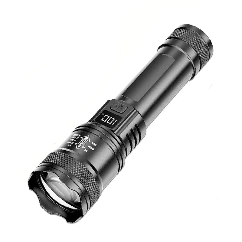 High Power 2000LM LED USB Rechargeable Tactical Flashlight