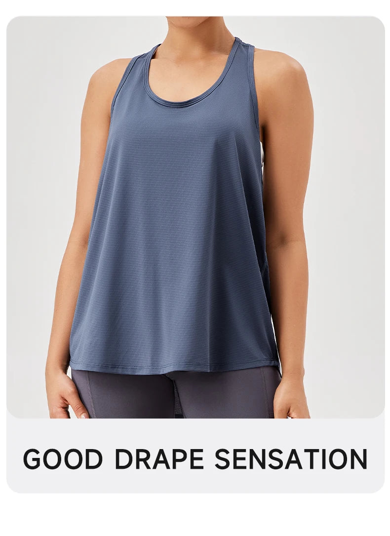 Women's Quick-Dry Sleeveless Yoga Gym Tank Top