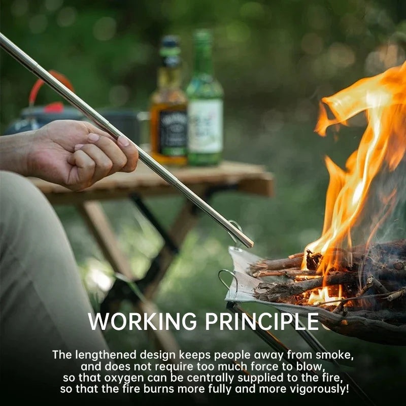 Outdoor Portable Fire Starter Blowpipe