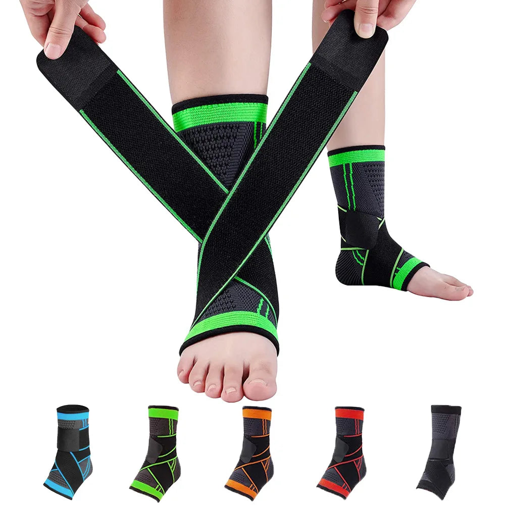 Adjustable Compression Ankle Brace Support