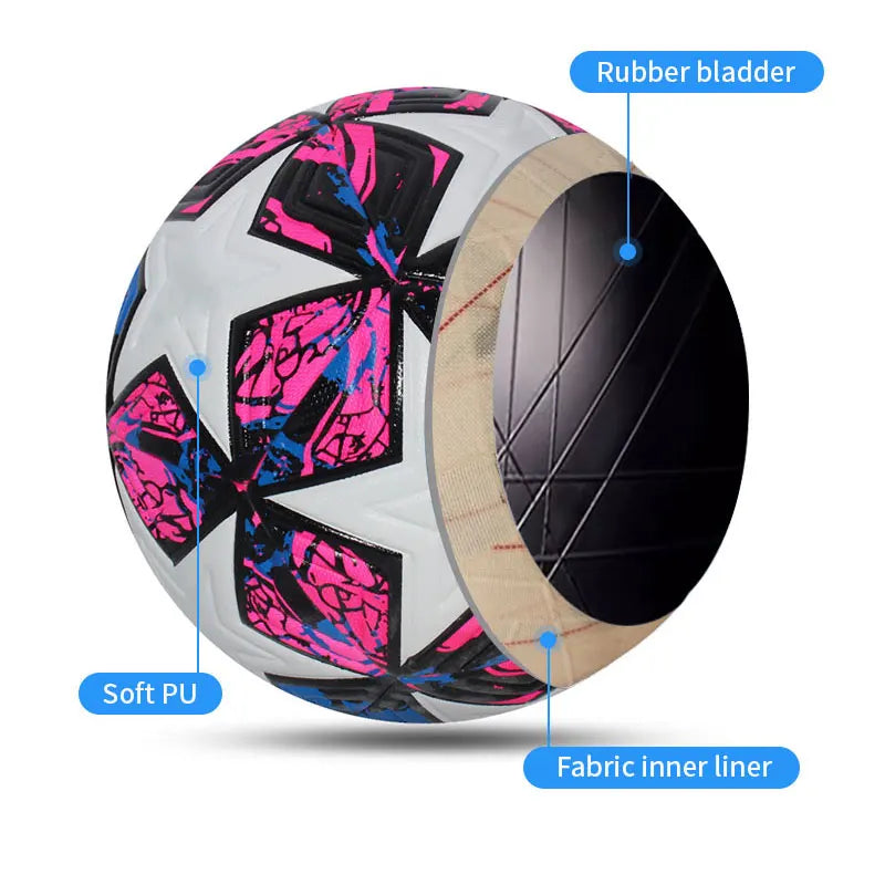 Standard Professional Soccer Ball – PU Size 5/4