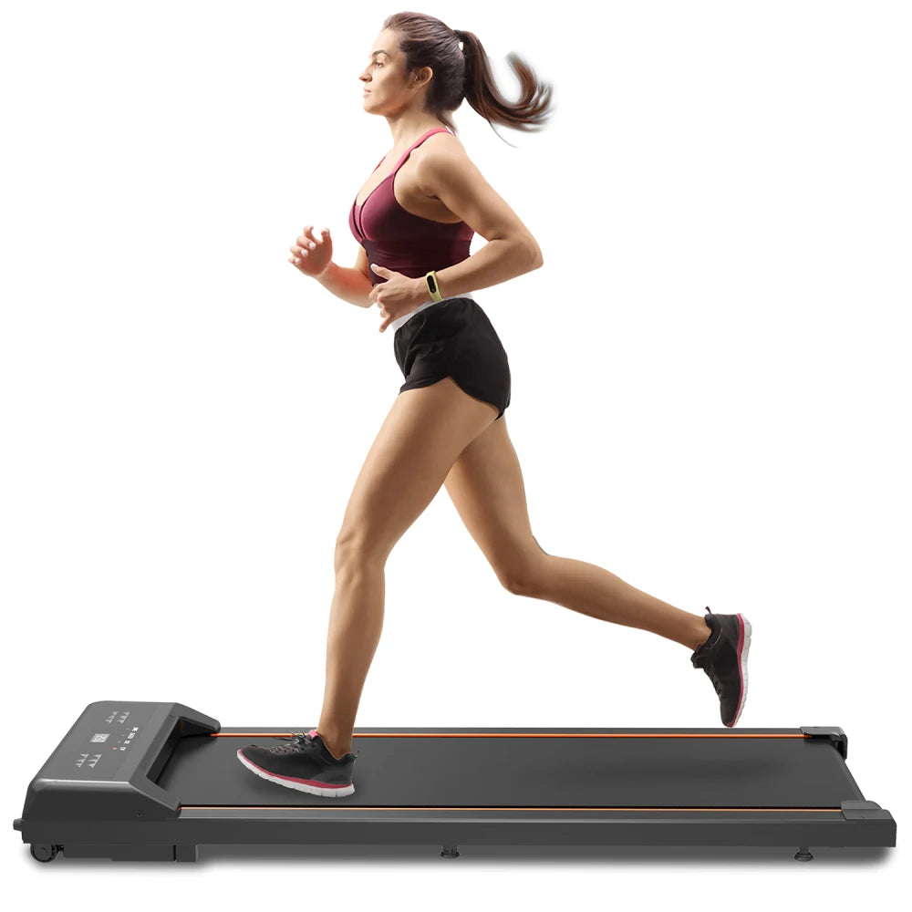 Walking Pad Under Desk Treadmill 2.5HP with LED & Remote