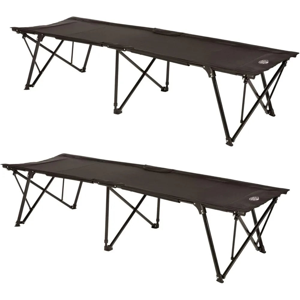 Kamp-Rite Kwik Cot Folding Portable Bed (2 Pack)