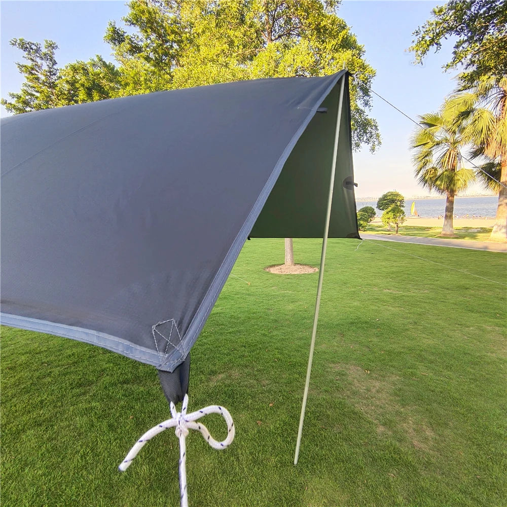 Waterproof Camping Tent Tarp with 19 Hang Points