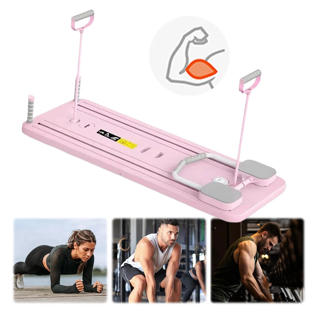 Multifunctional Foldable Abdominal Fitness Board with Timer