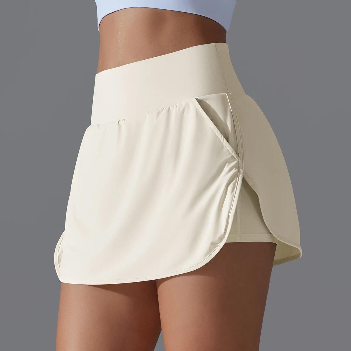 High-Waist Athletic Sports Skirt for Women