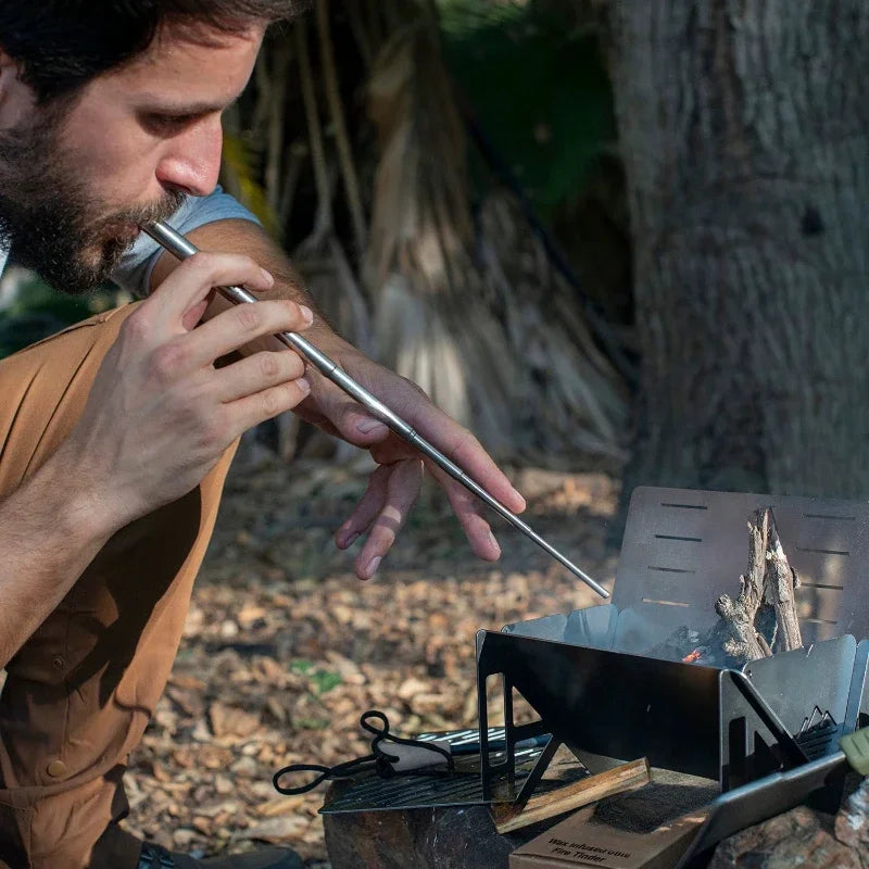 Outdoor Portable Fire Starter Blowpipe