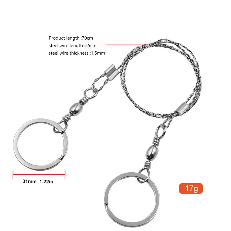 Portable Stainless Steel Wire Hand Saw for Camping